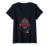 Call of Duty: Modern Warfare 2 Nvg ON 87% Red Logo V-Neck T-Shirt