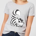 T-Shirt Femme Chat du Cheshire Alice au Pays des Merveilles Disney - Gris - S