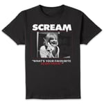 Scream What's Your Favourite Scary Movie? Unisex T-Shirt - Black - M