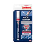 Unibond Grout Reviver Pen, White Grout Pen For Restoring Bathroom Grout Joints,