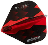 Unicorn Ailettes de fléchettes Ultrafly | Design Mythos Hydra Red | Forme de Grande Aile | Polyester Pet Ultra Durable 100 microns