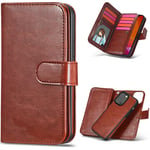 iPhone 13 Pro Double Wallet (Brown) Double Wallet Case  Brown