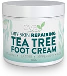 Tea Tree Foot Cream - Soothing Foot Cream for Dry Cracked Feet with Tea Tree Oil