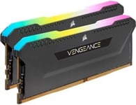 Vengeance RGB Pro SL 16 Go (2x8 Go) DDR4 3200 (PC4-25600) C16 1.35V Optimisé pour AMD Ryzen - Noire