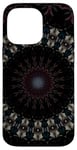 iPhone 14 Pro Max Dark Fantasy Mandala Pattern Dusty Pink And Blue Case