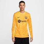 Nike FC Barcelona Shirt FCB M NK DF JSY Ls Stad Gk, Tour Yellow/Tour Yellow/Black, FN8809-720, M