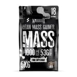 Warrior Mass Gainer 5kg - Lean Muscle & Weight Gain Protein - Double Chocolate