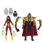 Hasbro Marvel Legends Series Skrull Queen and Super-Skrull, Avengers 60th Annive