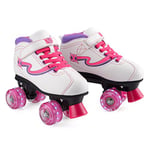 Xootz Disco Quad Skate, Roller Skates with LED Wheels