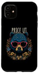 Coque pour iPhone 11 Price Utah Ours portant des lunettes de soleil et des fleurs