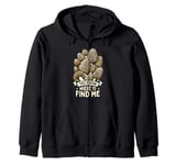 Forager Morel Hunting You Know Where To Find Me Zip Hoodie