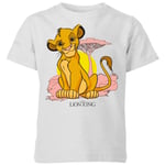 Disney Lion King Simba Pastel Kids' T-Shirt - Grey - 11-12 Years