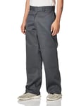 Dickies Men's Flex Double Knee Work Pant Loose Straight Fit, Charcoal V1, 34W / 34L