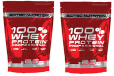 2 x100% Whey Protein Pro500 g Scitec 1 Banane+1 Chocolate Hazelnut 