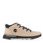 Timberland Mens Sprint Trekker Mid Boot in Taupe Leather - Size UK 8