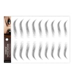 Tattoo Eyebrow Stickers Hair Like Peel Off 6D Waterproof Semi Permanent Eyebrow