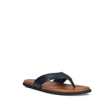 Dune London Mens Inspires - Leather Toe-Post Sandals - Navy material_leather1 - Size UK 11