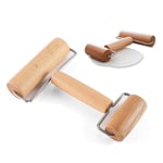 1 Piece Wooden Dough Roller Non Stick Pizza Dough Roller Single Head/Double Head for Home Kitchen Baking Cooking