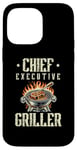 Coque pour iPhone 14 Pro Max Chief Executive Griller Grill Cook BBQ Grill Grill Barbecue