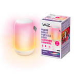 WiZ Mobile Colour Portable Smart LED Table Lamp [UK Plug] WiFi Smart Connected Lighting. App Control for Indoor Livingroom, Bedroom, Dining.