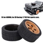 2pcs 17mm Hex RC Wheels And Tires 5 Spoke Tires And Rims For ZD Racing 1/7 GH