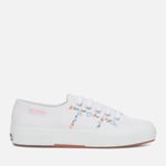 Superga Women's 2750 Floral-Embroidered Canvas Trainers - UK 4