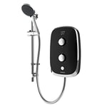 Aqualisa e-Motion Midnight Black Electric Shower Digital Display 3 Spray Patterns 10.5KW