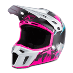 Klim F3 Carbon Skoterhjälm DNA Rosa-High Rise""