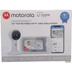 Motorola Lux64CONNECT 4.3" Full HD Wi-Fi Video Baby Monitor - White