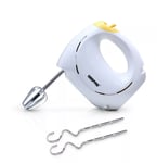 Geepas Electric Hand Food Mixer 7 Speeds & Turbo With Egg Beaters & Dough Hooks