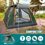 3-4 Man Full Tent Family Automatic Instant Pop Up Camping Outdoor Hiking Shelter