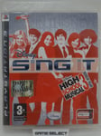 Disney Sing Italien High School Musical 3 Senior Year sony PS3 Pal Eng Nouveau