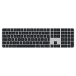 Apple Magic Keyboard med Touch ID och numerisk del för Mac-modeller med Apple Silicon – spanskt – svarta tangenter