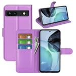 Google Pixel 7A      Pu Wallet Case    [Purple]