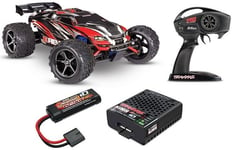 Traxxas 71054-8 E-Revo 1/16 Monster Truck Brushed + Battery & Charger Red