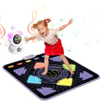 Acelufly Rechargeable Dance Mat Toys for Kids - Light Up Dance Challenge PlayMat with Bluetooth Connect Portable Music Player & 5 Game Modes,Birthday Gift for 3 4 5 6 7 8 9 10+ Year Old Girls Boys