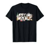 Star Wars Logo with Vader Funny Holiday Characters Christmas T-Shirt