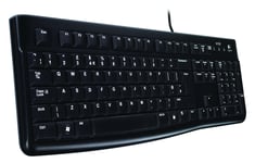 Logitech K120 - tastatur - Sveitsisk Inn-enhet