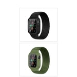 Apple Watch Series 6 / 5 44mm yksinkertainen nailon kellonauha - Vihreä / Vihreä Green