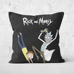 Rick And Morty Portal Square Cushion - 50x50cm - Soft Touch