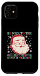 iPhone 11 Nurse Christmas Santa Nice To The Geriatric Care Giver Case