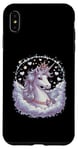 Coque pour iPhone XS Max licorne imaginative avec des étoiles