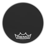 Remo PM-1414-MP- Powermax Ebony Crimplock Bass Drumhead, 14"