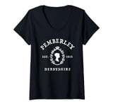 Womens Pemberley Derbyshire 1813 Pride and Prejudice Jane Austen V-Neck T-Shirt