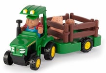 TOMY, Tracteur JOHN DEERE avec remorque et animaux, T46922