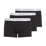 Tommy Hilfiger Kalsonger 3P WB Trunks Vit/Svart bomull Medium Herr