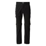 Craghoppers Mens Kiwi Pro II Convertible Trousers (Black) - Size 36 Short