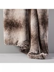 west elm Faux Fur Throw, Light Red