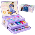 Disney Kit de Peinture Enfant Mallette de Dessin Enfant Fille 40 Pcs Coffret Coloriage Crayon Feutre Idée Cadeau Wish