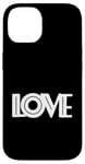 Coque pour iPhone 14 Mot simple et mignon avec texte « Love »